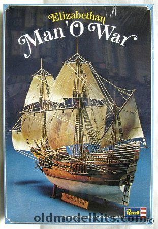 Revell Elizabethan Man 'O War Sailing Ship, H389 plastic model kit